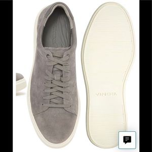 Vince grey suede sneakers